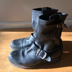 Frye Black Leather Boots